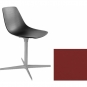 La Palma - Miunn S162 Drehstuhl Aluminium Leder Rot