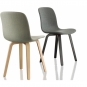 Magis - Substance Polsterstuhl Stoff Beige | Aluminium Natur