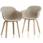 Magis - Substance Polstersessel Stoff Beige | Aluminium Natur