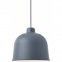 Muuto - Grain Pendelleuchte Blau grau