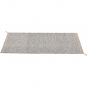 Muuto - Ply Teppich 80 x 200 cm | Schwarz-Weiss