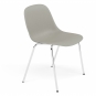 Muuto - Fiber Side Chair Stapelstuhl Grau | ohne Filzgleiter