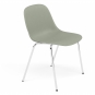 Muuto - Fiber Side Chair Stapelstuhl Grün | ohne Filzgleiter