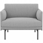 Muuto - Outline Sessel (SALE im Showroom*) Hellgrau (Vancouver 14)