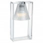 Kartell - Light-Air Tischleuchte Glasklar mit Prägemuster