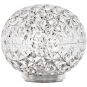 Kartell - Planet Mini Battery Tischleuchte Kristall