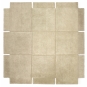 Design House Stockholm - Basket Teppich 180 x 180 cm | Beige
