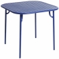 Petite Friture - Week-End Tisch quadratisch mit Lamellen Blau