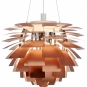 Louis Poulsen - PH Artichoke LED Pendelleuchte Ø 72 cm (3000K) | Kupfer | DALI