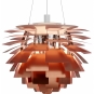 Louis Poulsen - PH Artichoke LED Pendelleuchte Ø 72 cm (3000K) | Kupfer | DALI