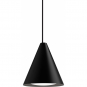 Louis Poulsen - Keglen Pendelleuchte Ø 25 cm Schwarz (LED 2700K & Dimmbar)