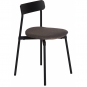 Petite Friture - Fromme Wood Stuhl gepolstert Schwarz / Rohi Shake
