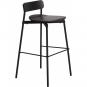 Petite Friture - Fromme Wood Barhocker H75 Schwarz