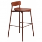 Petite Friture - Fromme Wood Barhocker H75 Rot Braun