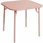 Petite Friture - Week-End Tisch quadratisch glatt Blush