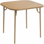 Petite Friture - Week-End Tisch quadratisch glatt Gold