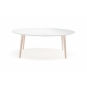 Pedrali - Malmö Couchtisch Ø100, H.36 cm | Graubeige