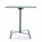 Fast - Tonik / Elica Tisch 70 x 70 cm | Weiß | Pulvergrau