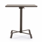 Fast - Tonik / Elica Tisch 80 x 80 cm | Metallgrau | Metallgrau