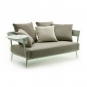 Fast - Aikana 2-Sitzer-Sofa Mit Armlehnen | Pulvergrau | Solids Taupe