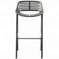 Fast - Niwa Barhocker 62 cm | Metallgrau