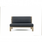 Ethimo - Costes Modulsofa Mittelteil | Nature Grey | Teak Natur