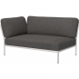 Houe - Level Lounge Sofa-Element Links Muted White Dark Grey (Basic)