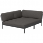 Houe - Level Lounge Cozy Sofa-Element Links Dunkelgrau Dark Grey (Basic)