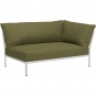 Houe - Level 2 Lounge Sofa-Element Rechts Muted White Leaf (Heritage)