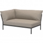 Houe - Level 2 Lounge Sofa-Element Links Dunkelgrau Ash (Heritage)