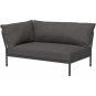 Houe - Level 2 Lounge Sofa-Element Links Dunkelgrau Dark Grey (Basic)