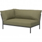 Houe - Level 2 Lounge Sofa-Element Links Dunkelgrau Leaf (Heritage)