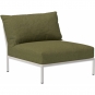Houe - Level 2 Mittelelement / Lounge Sessel Muted White Leaf (Heritage)