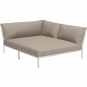 Houe - Level 2 Lounge Cozy Sofa-Element Rechts Muted White Ash (Heritage)
