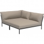 Houe - Level 2 Lounge Cozy Sofa-Element Rechts Dunkelgrau Ash (Heritage)