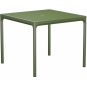 Houe - Four Outdoor Tisch 90x90 mit Sonnenschirmloch Olivgrün