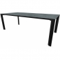Stern - Penta Tisch 220x100 cm | Aluminium schwarz matt | Metallic grau