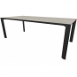 Stern - Penta Tisch 220x100 cm | Aluminium anthrazit | Zement hell