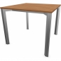 Stern - Penta Tisch 90x90 cm | Edelstahl | Teak