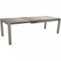 Stern - Standard Ausziehtisch 174/254x90 cm Aluminium graphit | Metallic grau