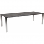Stern - Penta Ausziehtisch 200/250x100 cm Edelstahl | Metallic grau