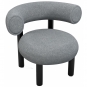 Tom Dixon - Fat Loungestuhl Grau (Hallingdal 130)