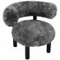 Tom Dixon - Fat Loungestuhl Grau (Gotland Sheep 01)
