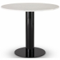 Tom Dixon - Tube Tisch Schwarz (Ø90 cm)
