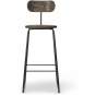 Mater - Earth Hocker Rückenlehne Recyceltes Plastik (H 74 cm)