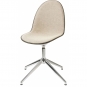 Mater - Eternity Drehstuhl Gestell poliert mit Vollpolsterung Beige (Re-wool 218)