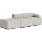 Norr11 - Studio 1 Sofa Outdoor Whisper (Sunbrella Savane)