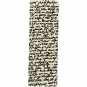 nanimarquina - Black on white Manuscrit Teppich 80 x 240 cm