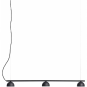 Northern - Blush Rail 3 Pendelleuchte Schwarz matt
