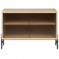 Northern - Hifive Glas Sideboard 75 Niedrig / Eiche geölt